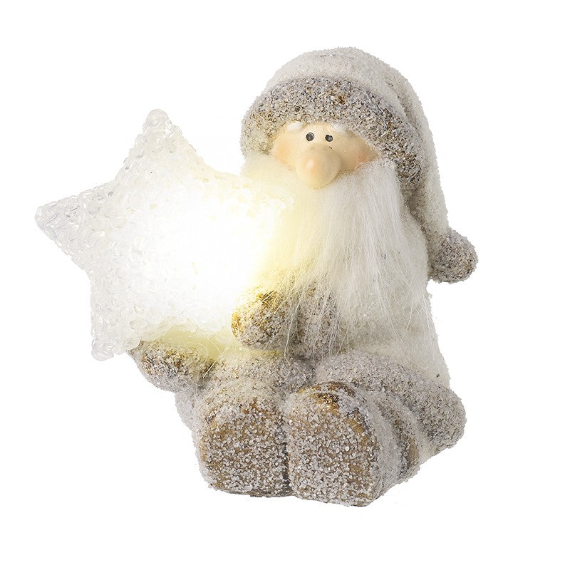 Light Up Father Christmas | Father Christmas Ornaments UK – Copper & Holly