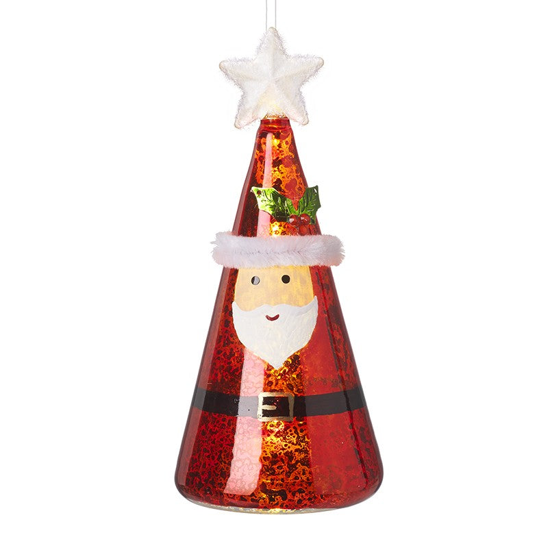 Red Father Christmas | Father Christmas Ornaments UK - Copper & Holly